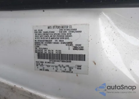 2000 Ford Windstar Standard из США, поврежденный, VIN 2FTZA5447YBB63849